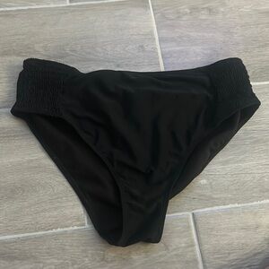 Black bathing suit bottoms